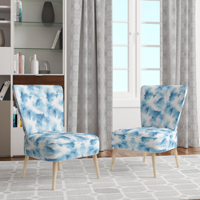 Chaise d'appoint Abstract - Blue Mist