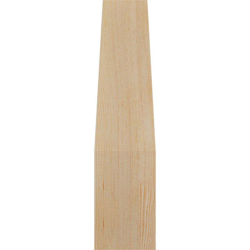 Attelle de genou Funston, Sapin de Douglas, Lisse, H 26 po x l 5,5 po x P 14 po