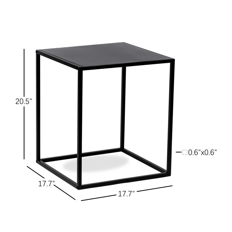 Table d'appoint Chavez, Brun