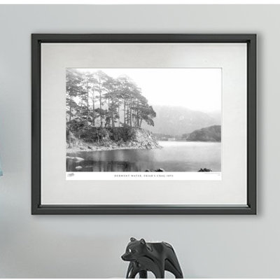 Derwent Water, Friar's Crag 1893 by Francis Frith - Single Picture Frame Print