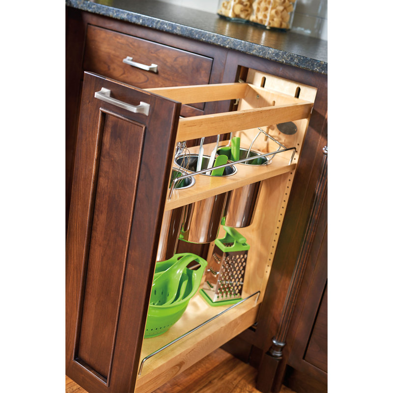 Rev-A-Shelf Pullout Kitchen Organizer with Soft-close , 25.5" H x 8.75" W x 21.63" D