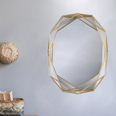 Metal Flat Wall Mirror