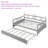 Full Size Wooden Daybed with Twin Size Trundle-704157974