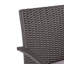 [Ensemble de 2] Chaise de salle à manger en osier PE CORDOBA KD-533316241