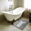 Tapis rectangulaire antidérapant pour salle de bain-122103222-42101518-42101507