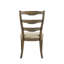Ensemble de chaises d'appoint Parfield en tissu brun clair et finition chêne vieilli (ensemble de 2)