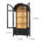Freestanding Arch Display Cabinet with 3-Color Light Modes and Motion Sensor-1828923303