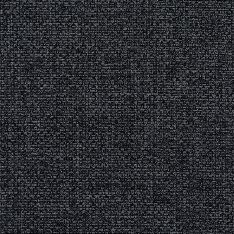 Banc d'appoint rembourré en tissu, Gris, Gris anthracite