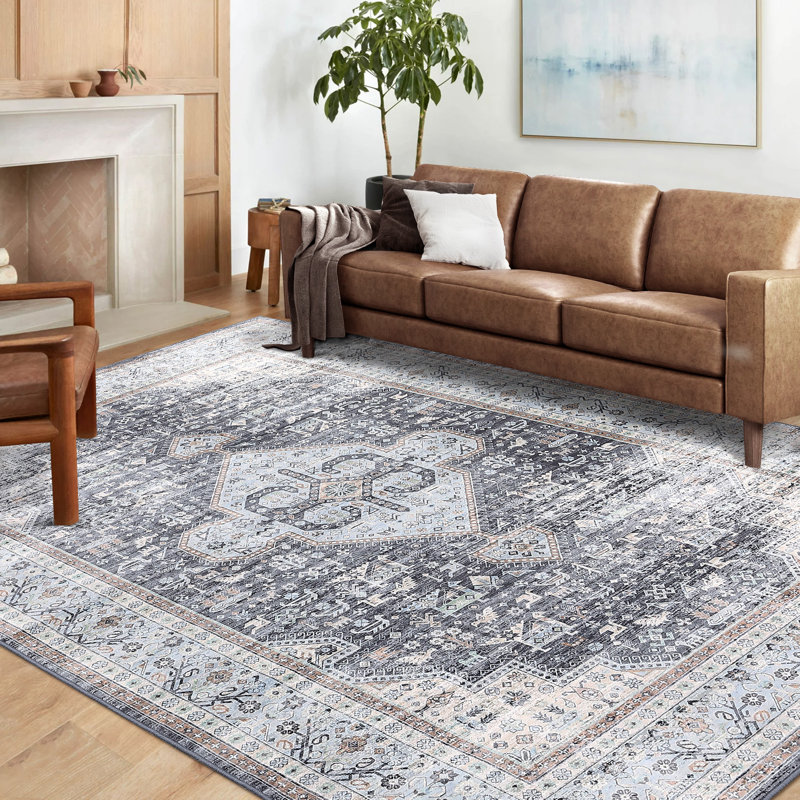 Tapis Trevorr avec envers antidérapant, Rectangle 9 pi x 12 pi