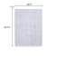 Tapis Worly 5 x 7 po, fausse fourrure de polyester, gris subtil