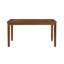 Ensemble de table de salle à manger 7 pièces, table de salle à manger à finition cerisier et 6 chaises de salle à manger d'appoint rembourrées