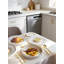Ensemble de couverts 60 pièces pour 12 couverts en acier inoxydable poli avec couteaux de table, fourchettes, cuillères, fourchettes à salade et cuillères à café, allant au lave-vaisselle pour la maison et le restaurant