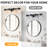 31'' 4-Light Matte Black Bathroom Vanity Light with Glass Shade-814337470-866321955