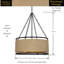 Luminaire suspendu tambour 6 lumières