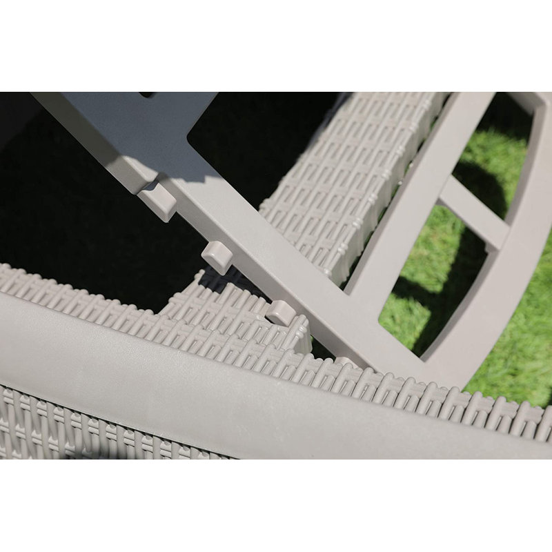 Ingifrith 200cm Long Reclining Single Chaise, Grey