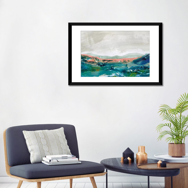 " Cornwall ", 16" H x 24" W x 1" D, Black Framed Fine Art Paper