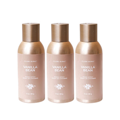 Vanilla Bean Room Spray 3pk