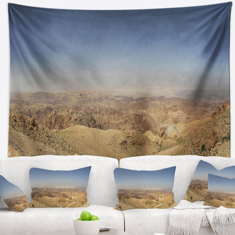Tapisserie de la jordanie the landscape, H 78 po x l 92 po