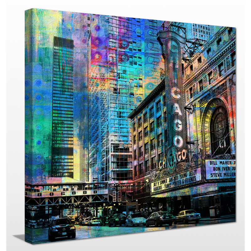 " Chicago ", 18" H x 18" W
