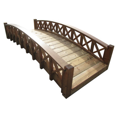 Pont Swan Garden avec traverse en treillis en deux