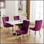 Collection de chaises modernes capitonnées haut de gamme en velours capitonné de la collection Modern, parfaites pour les sièges élégants et confortables.-1274125444