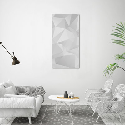 Abstraction Triangles - Wrapped Canvas Print