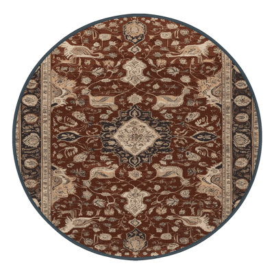 Tapis brun lavable à la machine