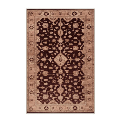 Tapis brun lavable à la machine