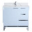 Gesel 36'' Single Bathroom Vanity with Stone Top-822512976-822512981-868973381