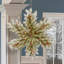 The Holiday Aisle® 32 in. Dunhill Fir Double-Sided Flocked Snowflake with LED Lights