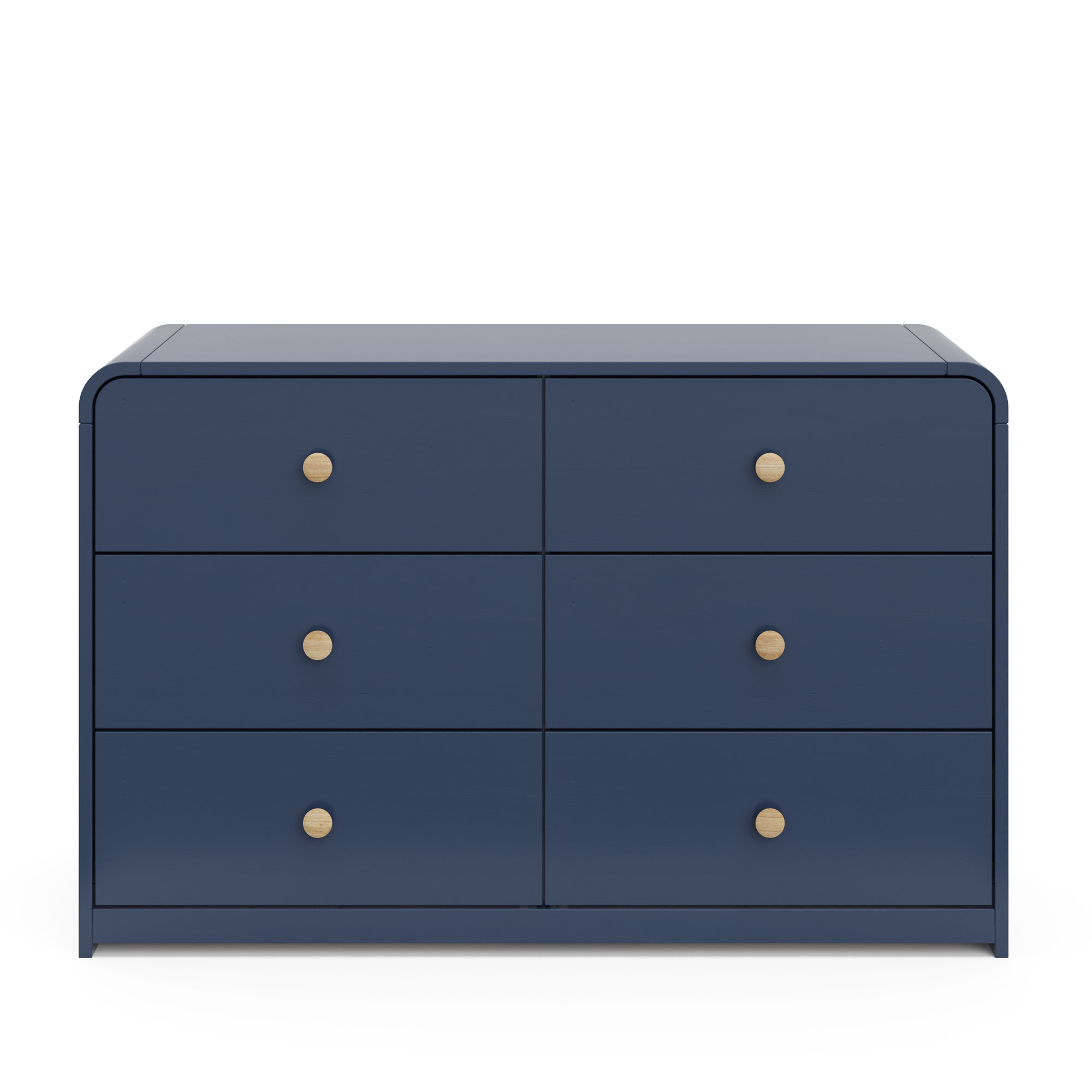 Storkcraft Santos 6 Drawer Dresser, Midnight Blue