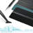 Car Window Tint/Vinyl Wrap/Wallpaper Installation 9-in-1 Tool Kit – Scratch-Free Precise Easy-Use, with Felt Squeegees, Micro Squeegee, Craft Knife (5 Blades)