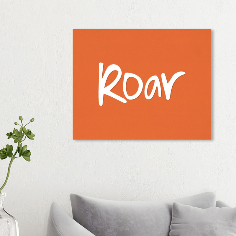 « roar », art sur toile Lysette, H 24 po x l 28 po x P 1,5 po