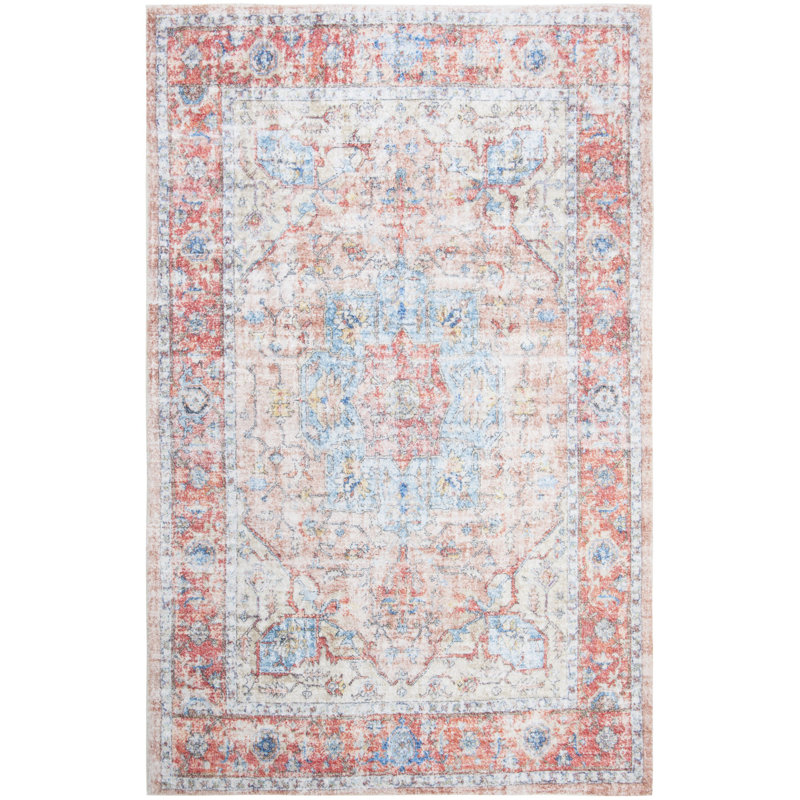 Boadle Hand Loomed Performance Oriental Rug, Rectangle 4' x 6'