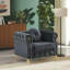 Canapé Chesterfield en velours avec coussins ronds-546643841