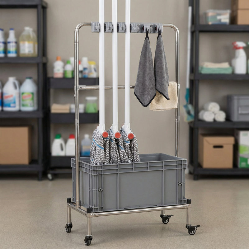 Mop Bucket Set, Gray