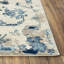 Tapis géométrique blanc / bleu / beige-70889321