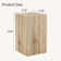 Javanie End Table & Deluxe Marble Sticker Side Table