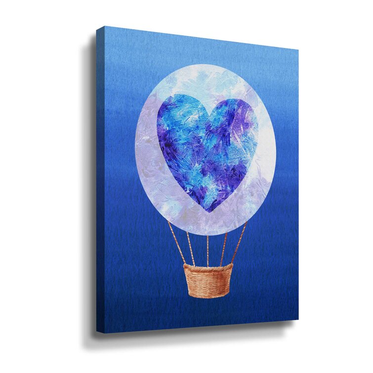 Blue Hot Air Balloon Travel Charm