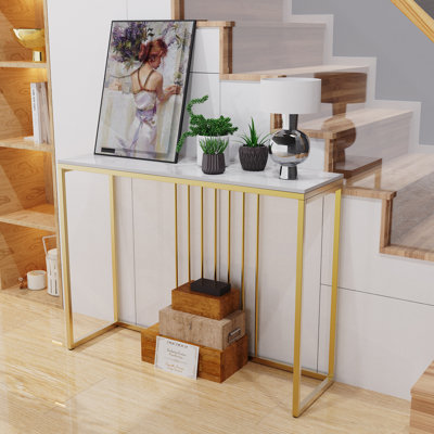 Marble Top Console Table