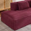 Canapé modulaire en velours côtelé à compression en L 92 po, canapé rembourré doux et désossé moderne avec jeté, aucun assemblage requis pour le salon-126421464-126421466