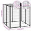 Continuum 110cm H PE, Powder-coated Steel Kennel With Door-772264049