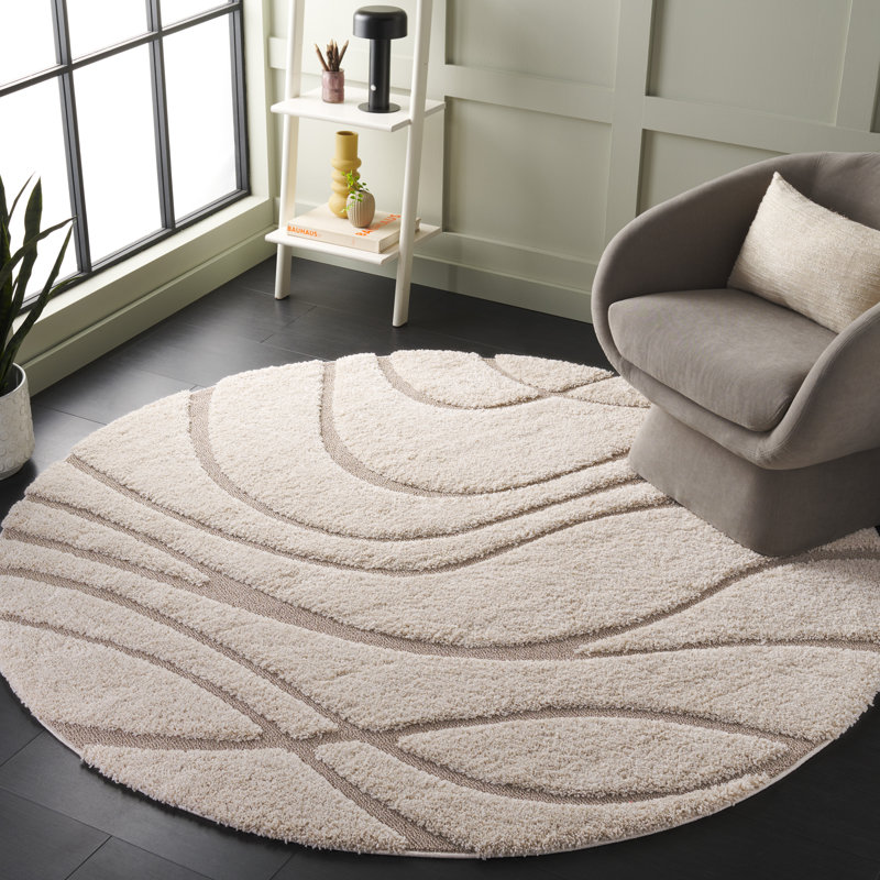 Finzer Abstract Area Rug, Round 91 cm
