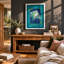 Luminous Howl Modern - Print-136640613-136640614