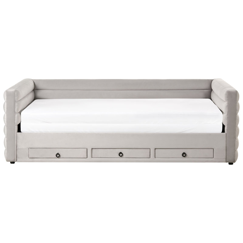 Upholstered Daybed with Trundle