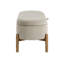 Banc de rangement rembourré avec siège en velours côtelé et pieds en bois massif 1 pièce-275817814
