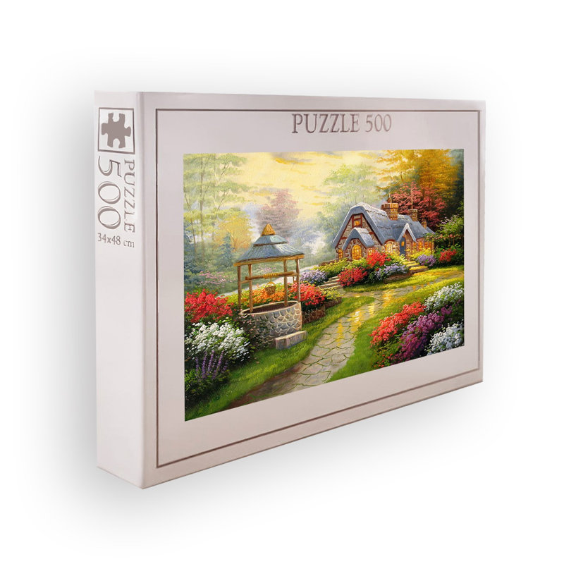 500-Piece Puzzle, 100% Cardboard, 18.9 x 13.4 inches | Box Size: 13.2 x 9.1 x 2.0 inches | Perfect for Family Fun & Relaxation, High-Quality, Durable Pieces for Easy Assembly, Ideal Gift for Puzzle Lovers
