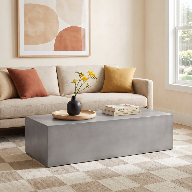 Everson Single Coffee Table, Gray