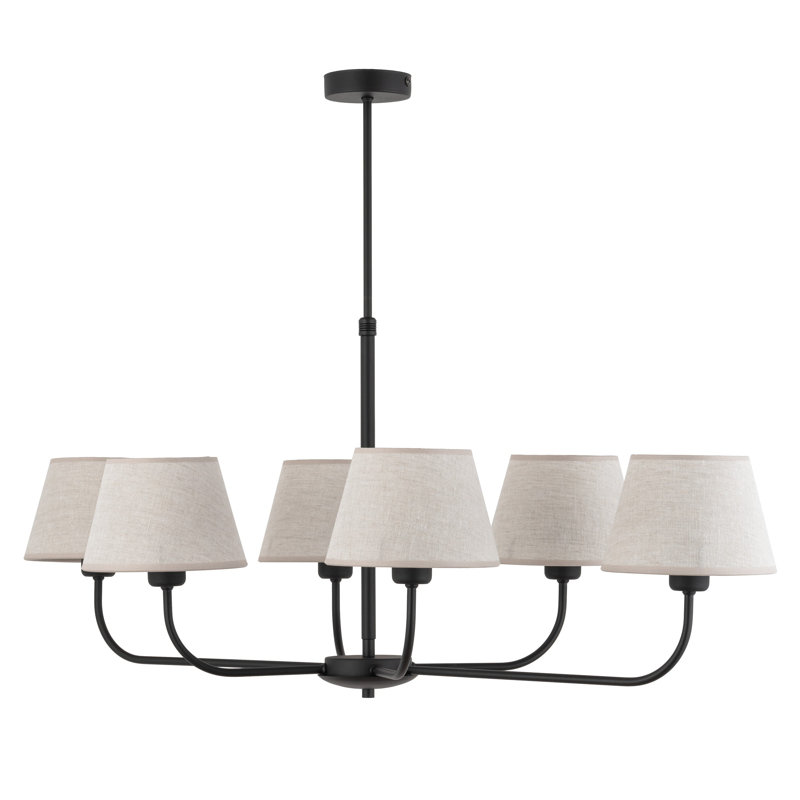 Younker 6 - Light Shaded Chandelier