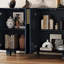  Buffet 4 portes avec tablettes réglables-114224369